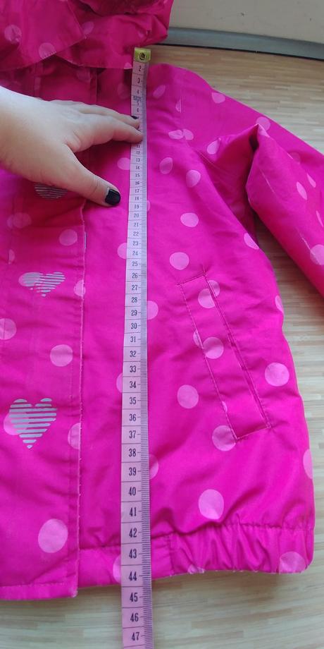 Bodkovana bundicka so srdieckami tchibo, tchibo,98