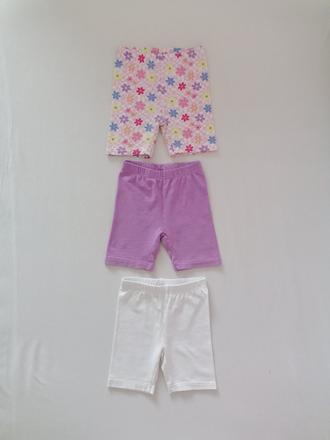 3x bavlnene cyklisticke šortky, kiki&koko,98