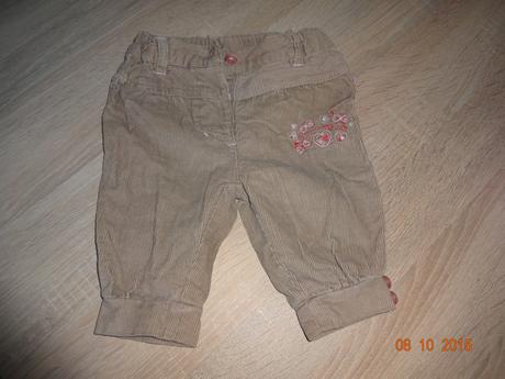 Menžestrové nohavice hnedé, okay,56