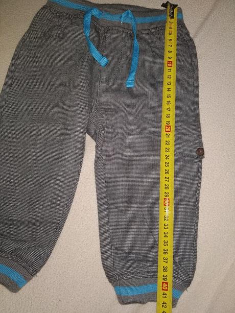 Tenké nohavice/tepláky, pepco,80