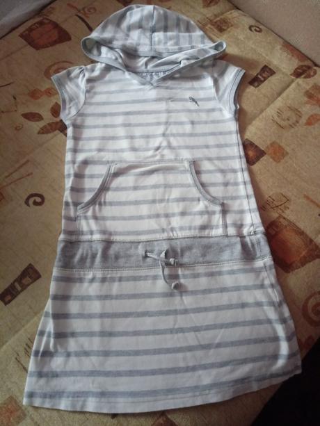 Mikina s kr. rukávom, h&m,128