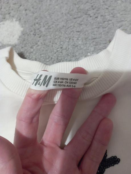 Mikina h&m 110/116, h&m,110