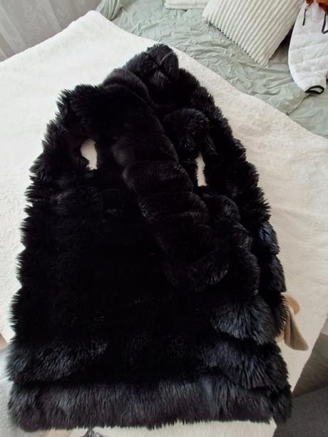 Dámska kožušinová vesta, xl