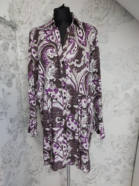 Tunikova košelova bluzka, 46