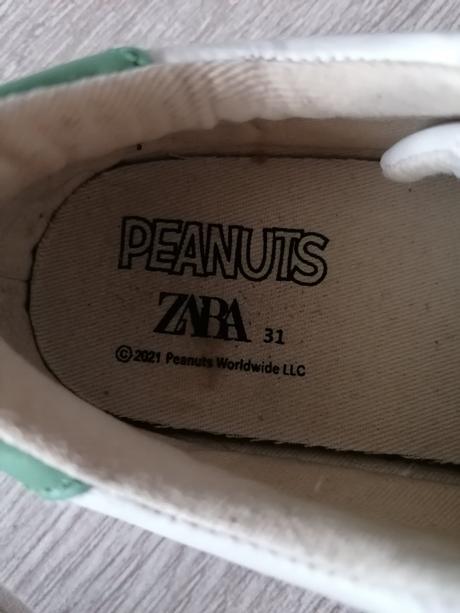 Biele tenisky, zara,31