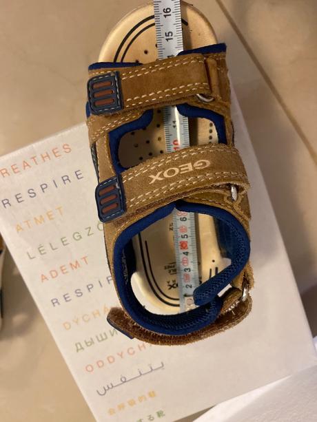 Kožené sandále, geox,25