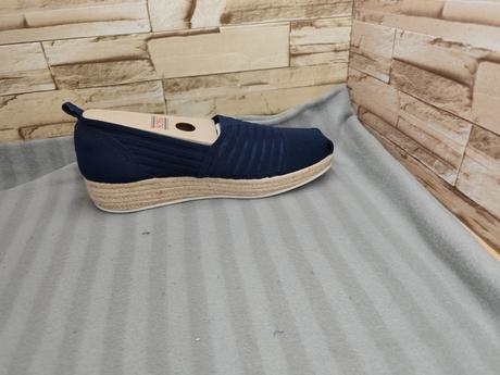 Skechers 41 - dámske tmavomodré espadrilky, skechers,41