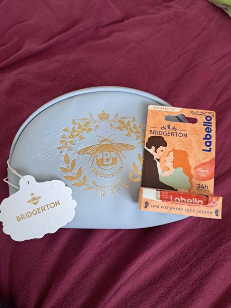Bridgerton kozmetická taštička + balzam, 