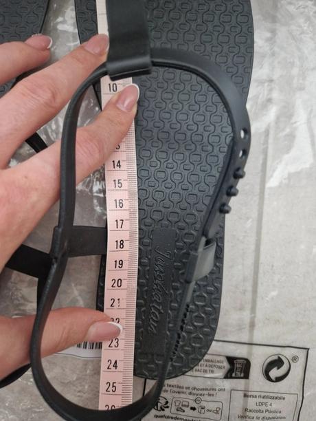 Čierne sandále, 38