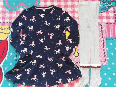 Šaty s koníkmi, top stav, dopodopo,128