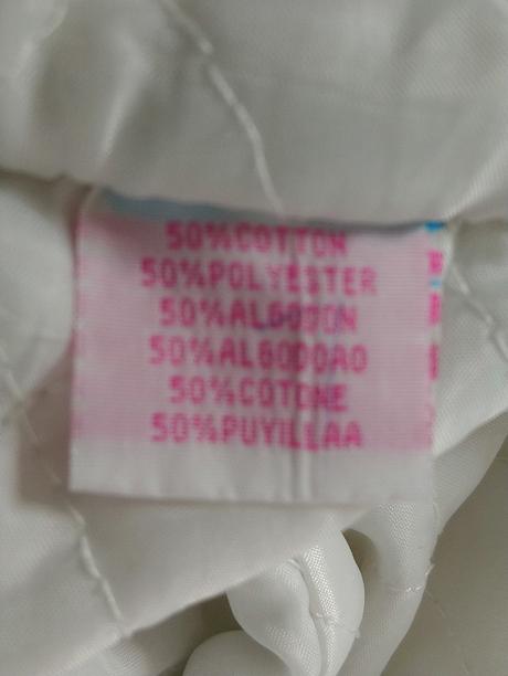 Biely "kožušinový" kabátik, city vane, 86