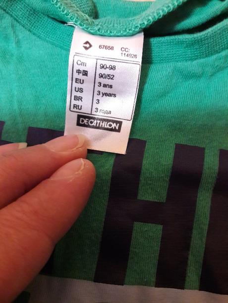 Tričká 3 ks, f&f,86