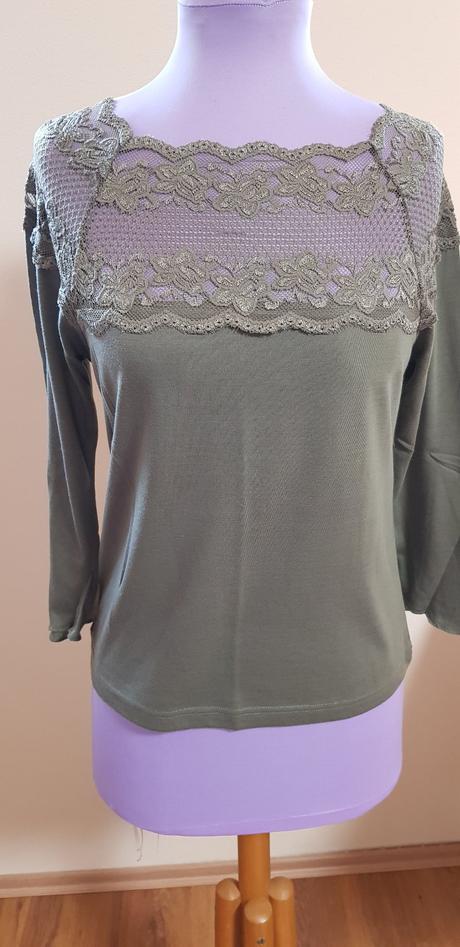 Tričko s krajkovou aplikáciou, slovenka,m