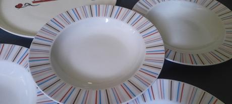 Sada hlbokých tanierov + pizza tanier,