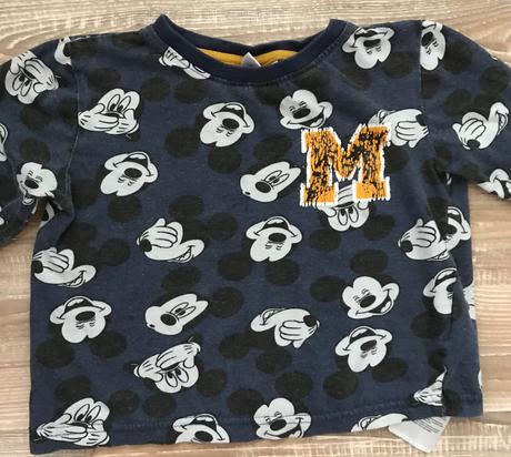Tričko/nátelník mickey dlhý rukáv veľ.92/98, 98