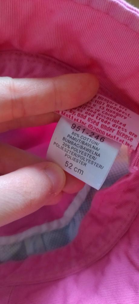 Klobúčik barbie - matell, 52