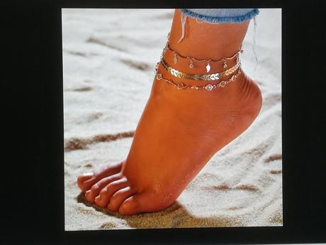 Retiazka na nohu 24 - 3 kusy,