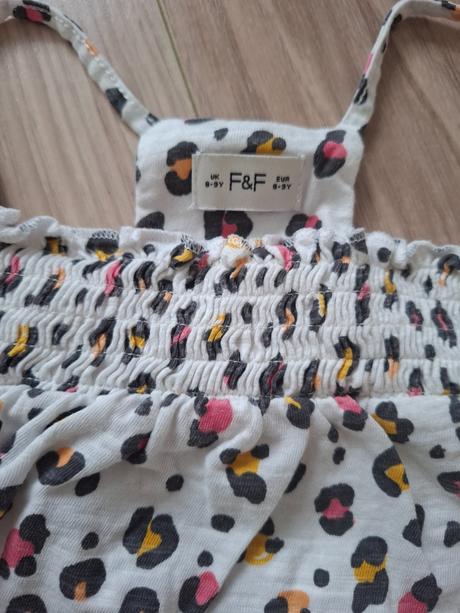 2x bavlnený top, zn. f&f, veľ. 134 (8-9r), f&f,134