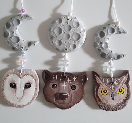 Mesiac, sova, medved, 