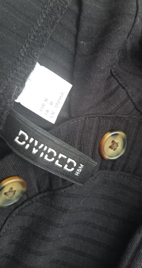 Čierny top v 38 hm, h&m,38