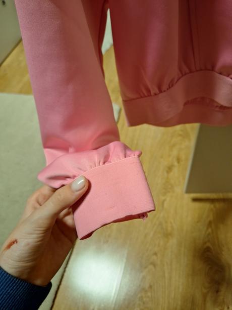 Ružová croptopová mikina, reserved,152