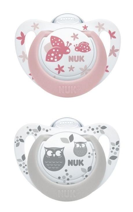 Nuk silikónový cumlík genius color 6-18m, 2ks, nuk