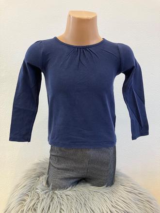 Dievčenské tričko tmavomodré h&m (2-4 r.), h&m,98
