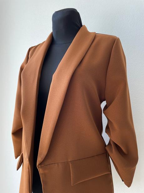 Dámske hnedé sako,