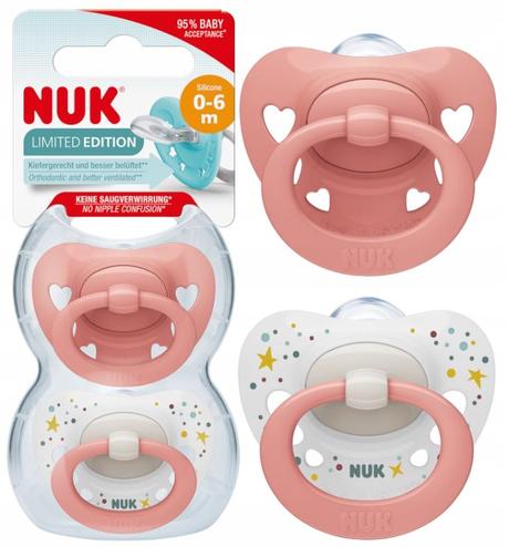 Nuk silikónový cumlík signature family love 0-6m,, nuk