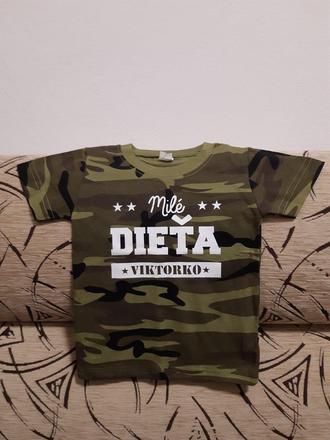 Letné tričko s krátkym rukávom- viktorko, 92