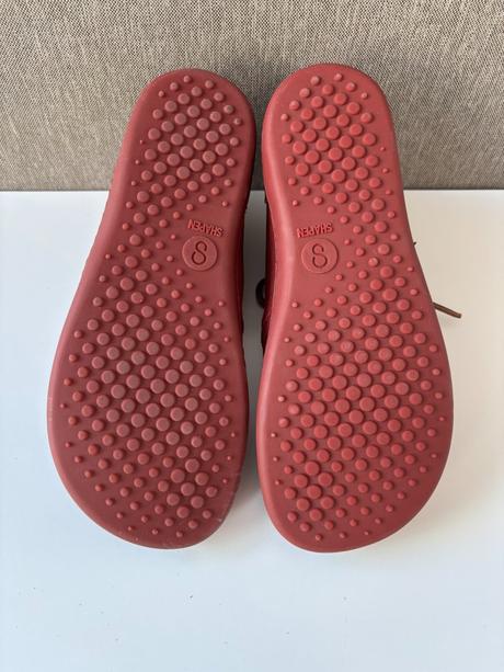 Shapen barefoot topánky berry burgundy, 38