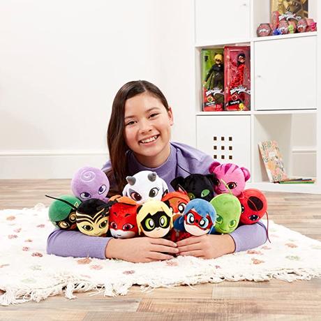 Bandai - miraculous ladybug - kwami 15 cm - trixx, 