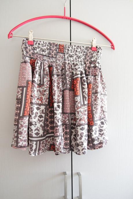 Farebná ľahká sukňa s, s