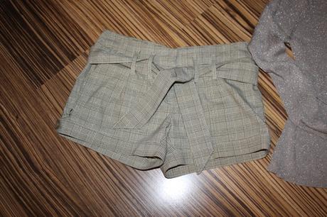 Zlaté kárované kraťasy amisu v. 36, amisu,36