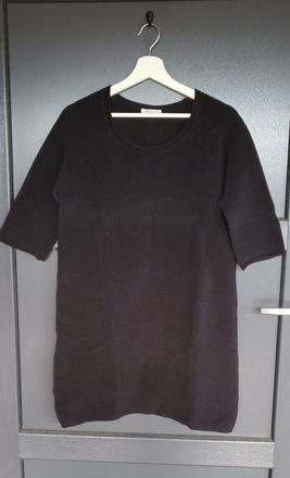 Čierna úpletová tunika s 3/4 rukávom, promod,l