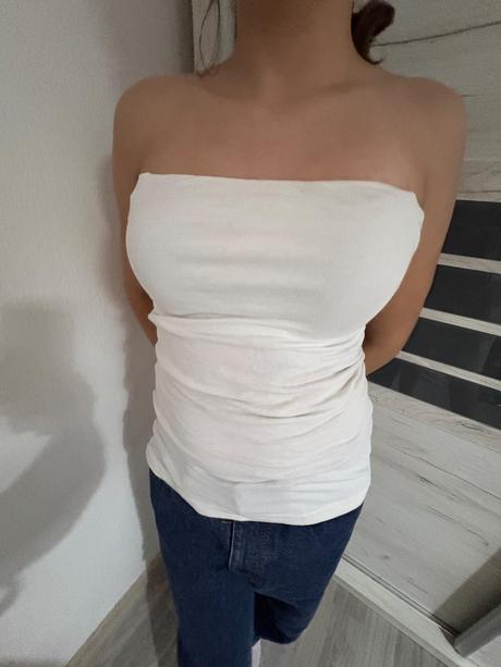 Bezramienkové tričko h&m, h&m,s