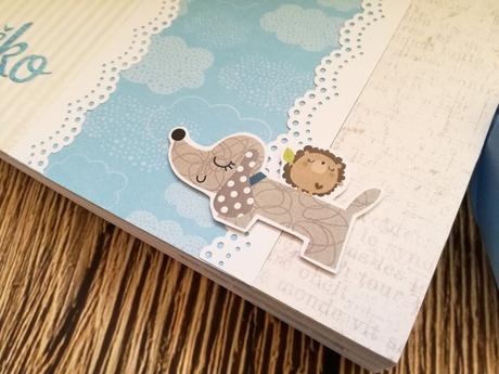 Fotoalbum a4 pre chlapca modry, 