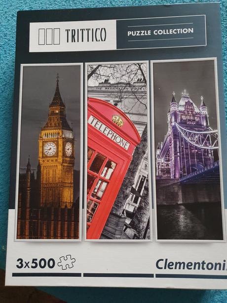 Predám puzzle zn. clementoni 3x500-londýn, 