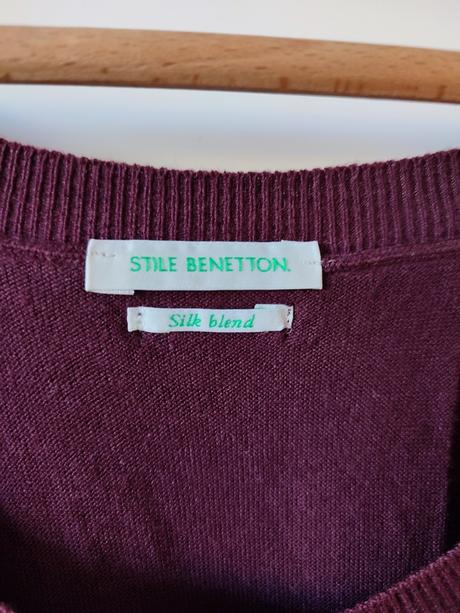 Ľahký pulóver benneton, benetton,l