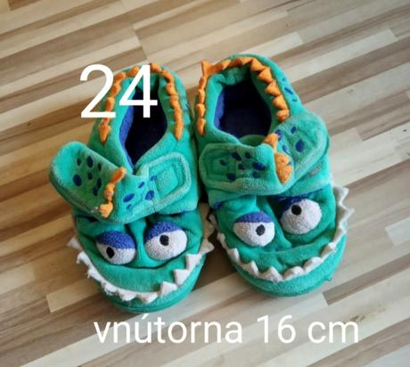 Papuce chlapcenske 24, 24