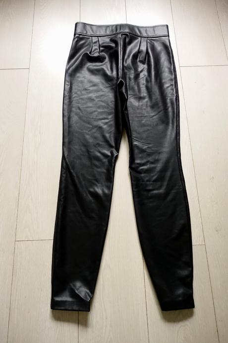 Mäkké koženkové nohavice zara, zara,l