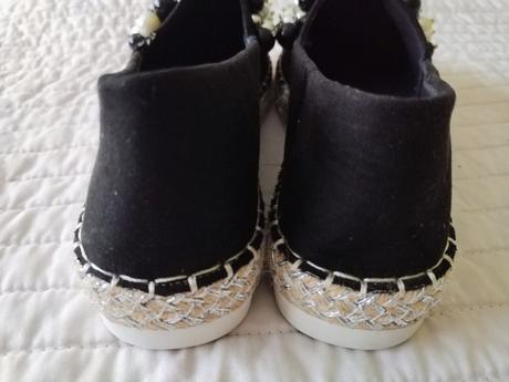 Čierne espadrilky, 40
