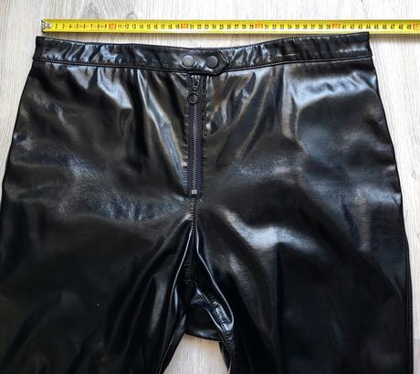 Vynilové/lakované nohavice h&m 44, h&m,xl