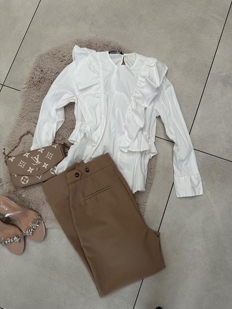 Zara volaniková košeľa, zara,s