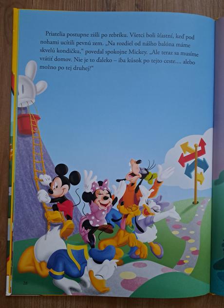 Kniha disney "mickeyho klub", 