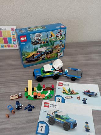 Lego 60369, mobilné cvičisko pre policajné psy, 