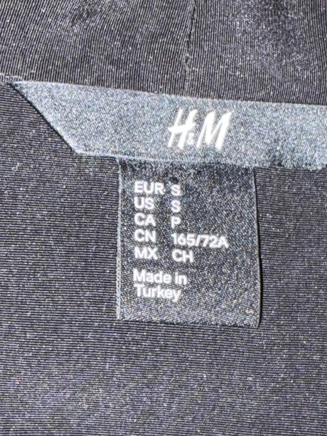 Hm s elegantny cierny dlhy cierny overapc 59, h&m,s