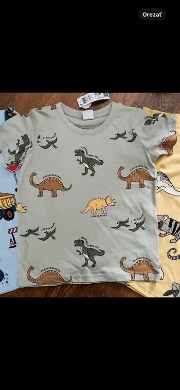 98/104 zn. lindex nové bavlnené tričenko s dinami, lindex,98 / 104