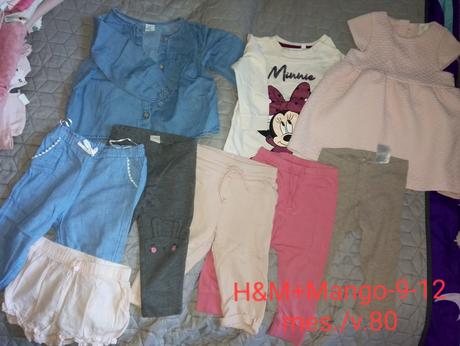 Balík oblečenia, h&m,80