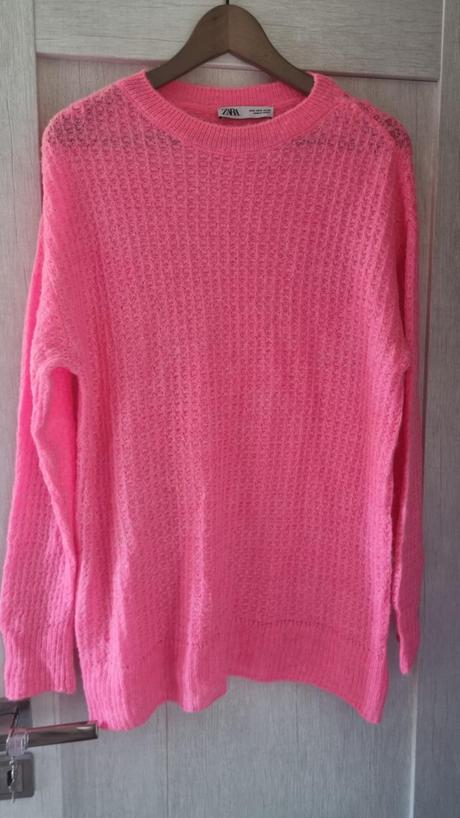 Predĺžený pulóver s/m, zara,s